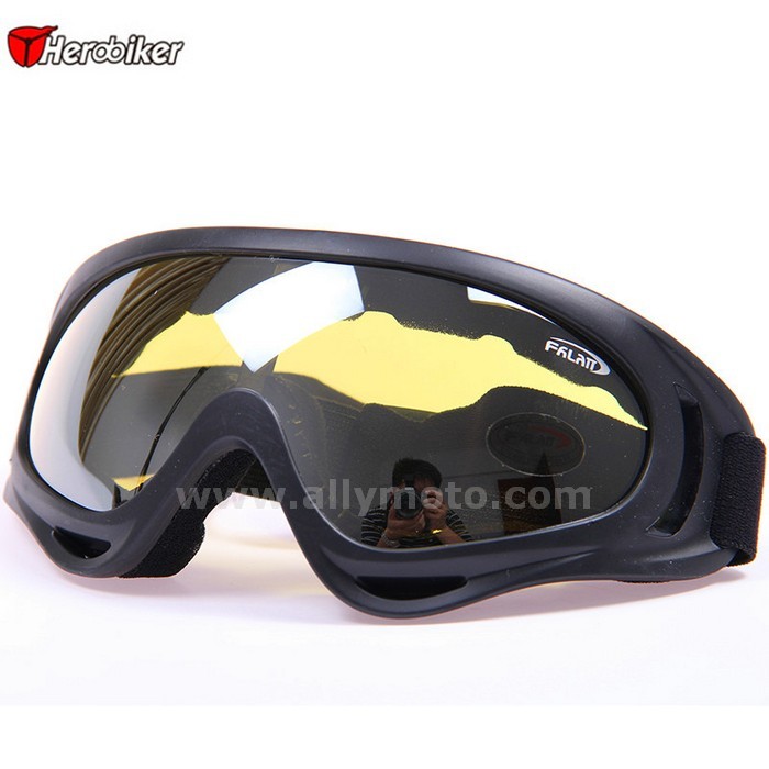 160 Outdoor Windproof Glasses Ski Goggles Dustproof Snow Unisex Multi Color Motorcycle Five@3